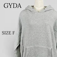 GYDA ジェイダ パーカー プルオーバー グレー F ゆったりのサムネイル