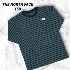 【新品】ノースフェイス★Tシャツ　長袖　グリーン　黒　ボーダー　150