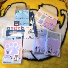 ♡スヌーピー付箋とボールペンセット♡