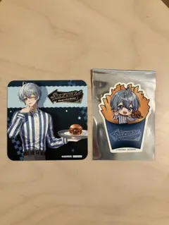 シクフォニ 雨乃こさめ ウェンディーズファーストキッチン　ステッカー　コースター