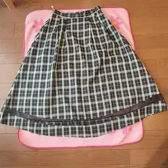 Rewdeチェック柄フレアスカート Lサイズのサムネイル
