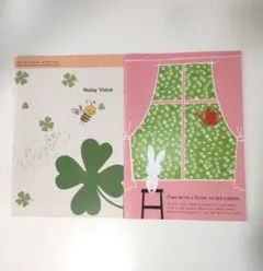 レトロ　Shinzi Katoh 花柄ノート　2冊セット