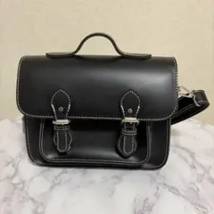 SENSE OF PLACE ブラックショルダーバッグ