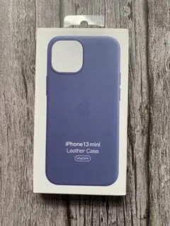 iPhone 13 mini レザーケース　ウィステリア 純正 未使用のサムネイル