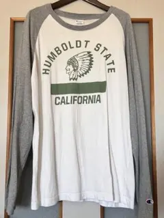 Champion チャンピオン ラグランロングTシャツ XL
