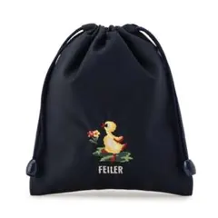 【新品未開封】フェイラー ハイジ 巾着 取扱店舗限定 学校フェイラー ネイビー