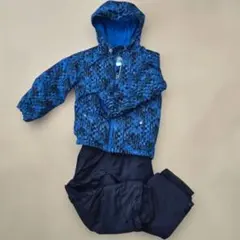 Columbia 子ども用スノーウェア上下セット青XS120