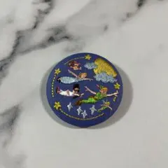 ディズニー　刺繍缶バッジ　ピーターパン
