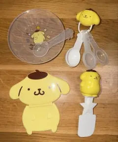 マクドナルド　ハッピーセット ポムポムプリン 調理グッズ＆スタンドミラー　セット