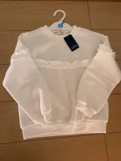 【2/20まで】新品未使用タグ付き　白いトップス　120 子供服