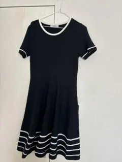 美品　GALLERY VISCONTI 黒 半袖ワンピース