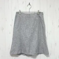 Y249 ナチュラルビューティーベーシック　スカート　ひざ丈　Ｌ　綺麗め