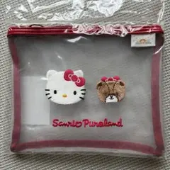 【新品未開封】おともだちメッシュポーチ(ハローキティ＆タイニーチャム)