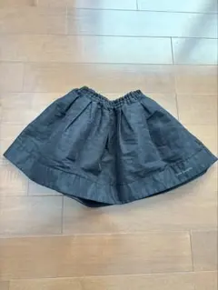 美品‼︎pom ponette ブラック フレアスカート 120 黒ハート