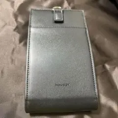 MOUSSY ブラック ショルダーポーチ ストラップなし