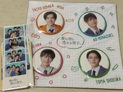 春は短し恋せよ男子。缶バッジステッカーセット