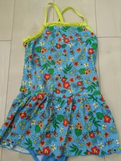 花柄ワンピース水着 女の子用　130