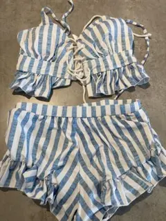 【新品•未着用】ビキニストライプ