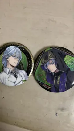 ツイステ　シルバー　缶バッジ