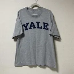 チャンピオン YALE グレー Tシャツ XL