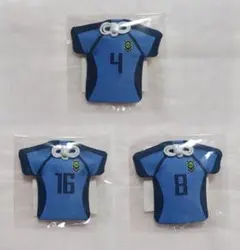 ブルーロック展 ユニフォーム型 お守り 3点 千切豹馬 ＆ 氷織羊 ＆ 蜂楽廻