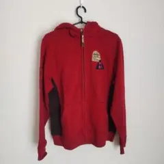 【値下げしました】TOMMY HILFIGERf　赤いフルジップパーカー