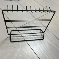 ブラックヘアアクセサリースタンド