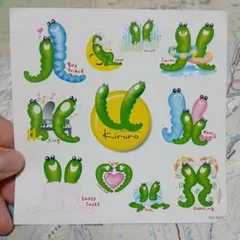 Kiroro カラフルキャラクター ステッカーシート