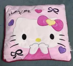 Sanrioハローキティ ピンクハートリボン クッション 新品•未使用