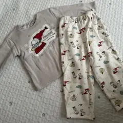 美品　PEANUTS スヌーピー パジャマセット 100cm