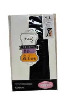 【新品未使用】　17℃ 80デニール 着圧タイツ M-Lのサムネイル