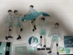 ハイキュー 及川徹 アクリルスタンド アクスタ 5点 セット 横断幕 10周年