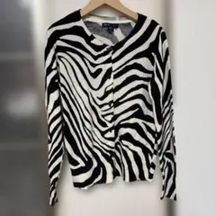GapKids ゼブラ柄 カーディガン