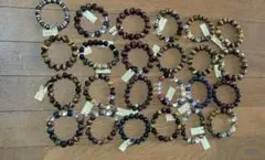 天然石 ブレスレット 複数色　24点