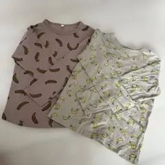 ロンT バナナ柄　2枚セット