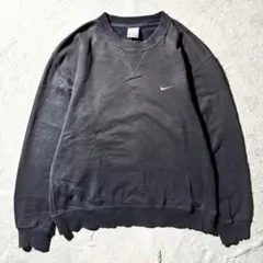 【Y8081】NIKE スウェット　トレーナー　サイズL ネイビー