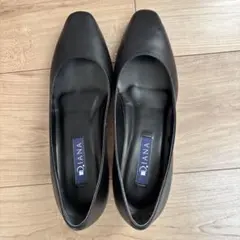 【美品】ダイアナ　黒　パンプス　23cm 就活　冠婚葬祭