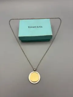 希少・美品】ティファニー Tロゴ コイン ネックレス 925×18KT - メルカリ
