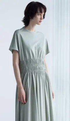 ebure ライトピュアリネンノースリーブワンピース 2025SS ¥86900
