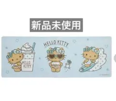 新品♡日焼けキティ　ブルー　水色　キッチンマット　ギャルキティ