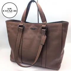 近年モデル 美品コーチ ハドソン ダブルハンドル トートバッグ ブラウン COACH コーチ バッグ トートバッグ FC8157 C8157 サドル
