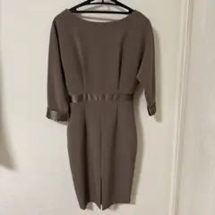 ブラウン ドレス Sサイズ