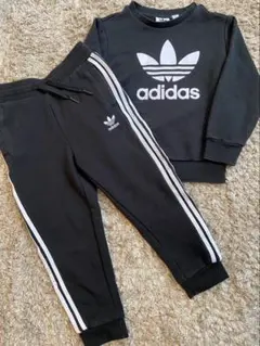 アディダスオリジナルス　クルースウェット　トレーナー　キッズ100 セットアップ