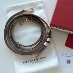 BONAVENTURA　Dリング付 ショルダー ストラップ 金具ゴールド 限定色