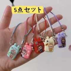 LABUBU ラブブショルダー 携帯ケース　ミニチェア5個セット