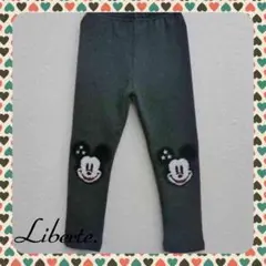 《130》限定SALE❗️ラスト！ミッキー♡暖か 裏起毛レギンス 【韓国子供服】
