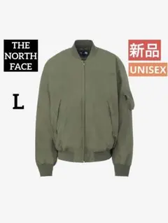 【新品】THE NORTH FACE ウォータープルーフボンバージャケット 緑Lのサムネイル