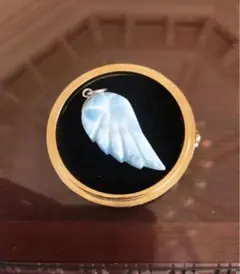 高品質　ラリマー　天使の羽　ペンダントトップ　ラリマーネックレス　チャーム