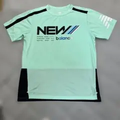 New Balance ランニング Tシャツ Mサイズ ミントグリーン