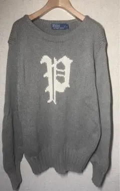 POLO RALPH LAUREN ラルフローレン　pロゴ　コットンセーター